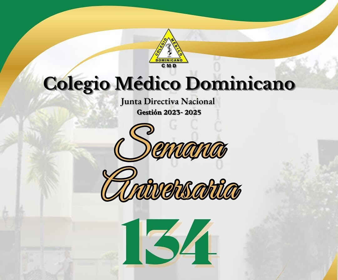 Este lunes el CMD celebrará su "134 aniversario" y el "Día del Médico Dominicano"