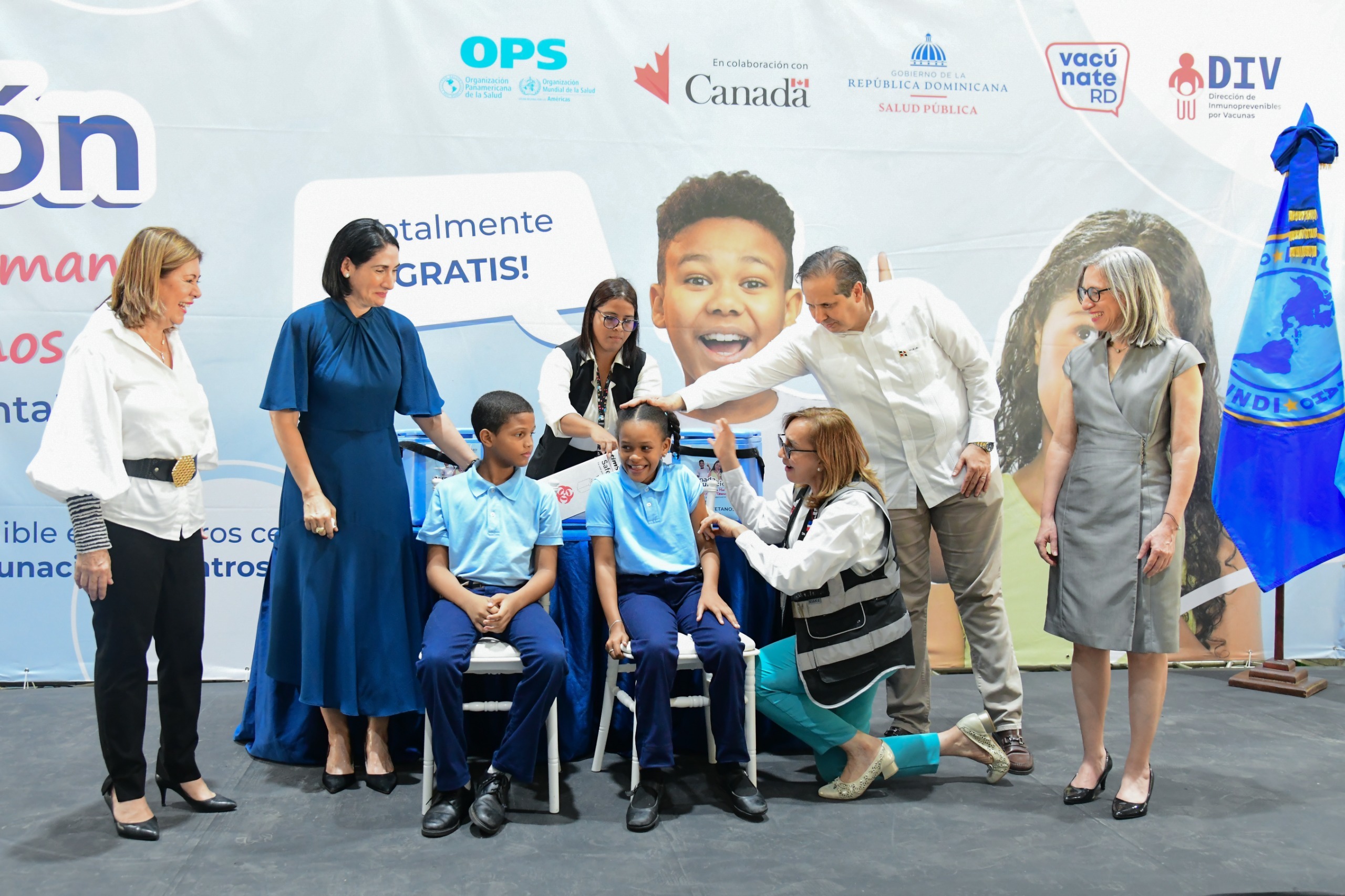 Ministerio de Salud, Educación y Primera Dama inician jornada de vacunación contra el Virus del Papiloma Humano