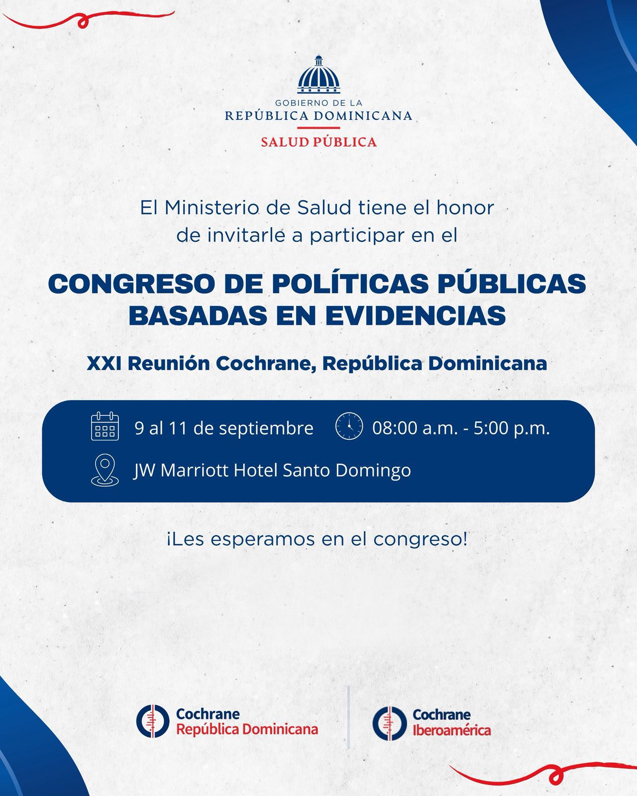Ministerio de Salud organiza "Congreso de Políticas Públicas Basadas en Evidencias"