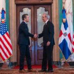 Presidente Abinader recibe al secretario de Defensa de EE. UU., Pete Hegseth en el Palacio Nacional