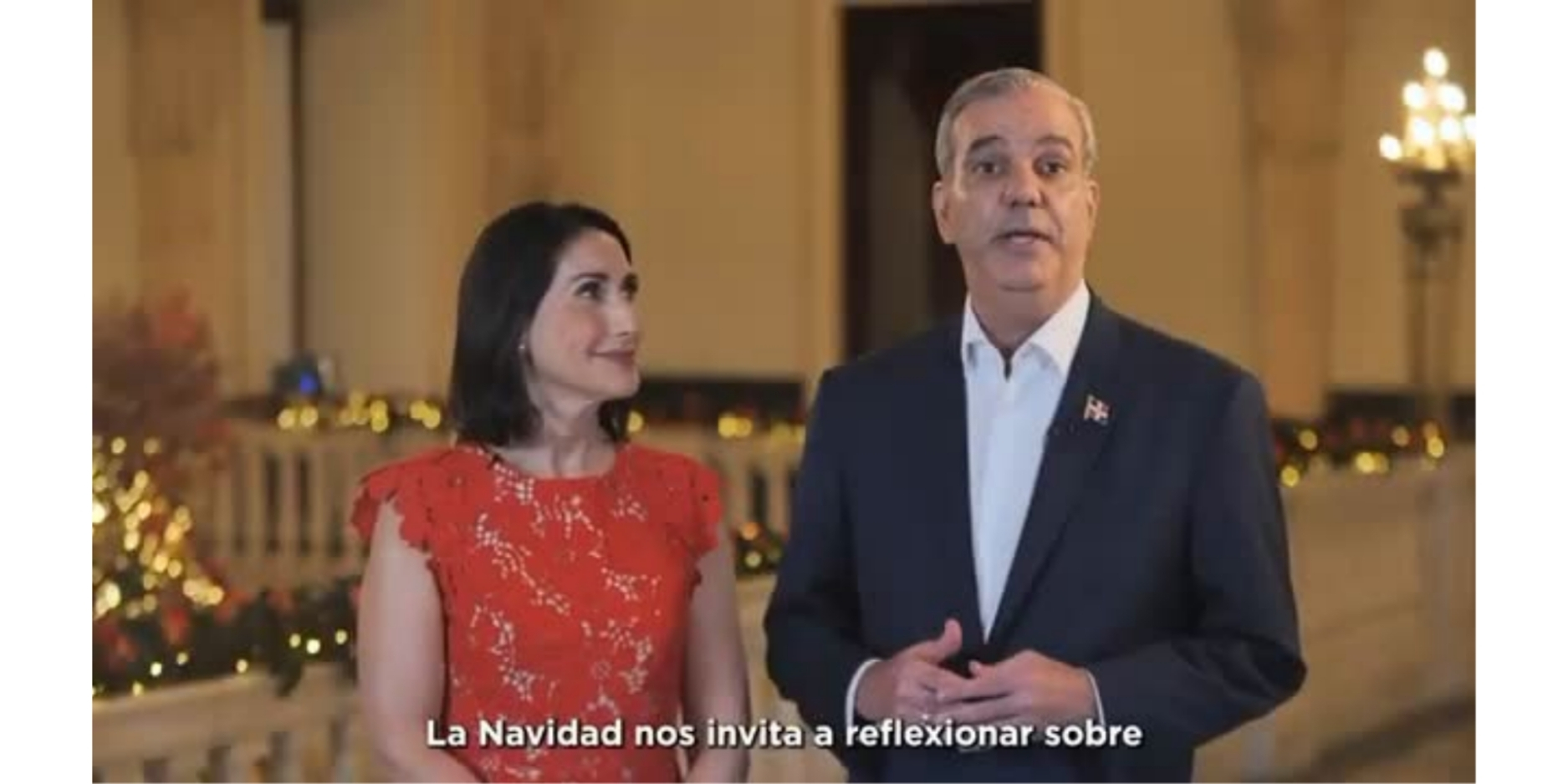 Presidente Abinader a estar unidos, al amor y la solidaridad en esta Navidad y Año Nuevo