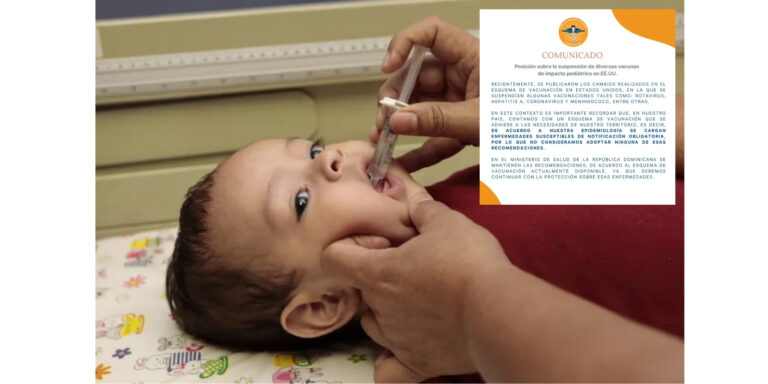 (COMUNICADO) Sociedad de Pediatría marca  posición sobre suspensión de vacunas en EE.UU.