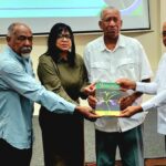 Teodoro Clase, Nurys González, Agustín Peguero y Pedro Suárez