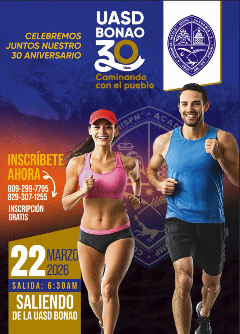 UASD Bonao desarrollará caminada para conmemorar 30.º aniversario