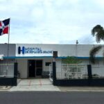 Empleados del hospital Román Bautista Brache, en Salcedo,