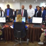 Colaboradores de la DGJP participan en operativo de captura de datos biométricos por JCE