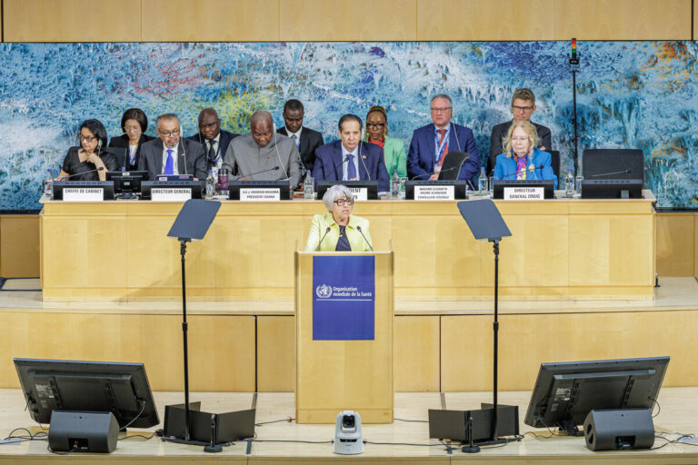 Víctor Atallah expone propuestas ante 79.ª Asamblea Mundial de la Salud