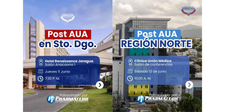 Santo Domingo y región Norte se preparan en dos eventos para actualizarse en urología