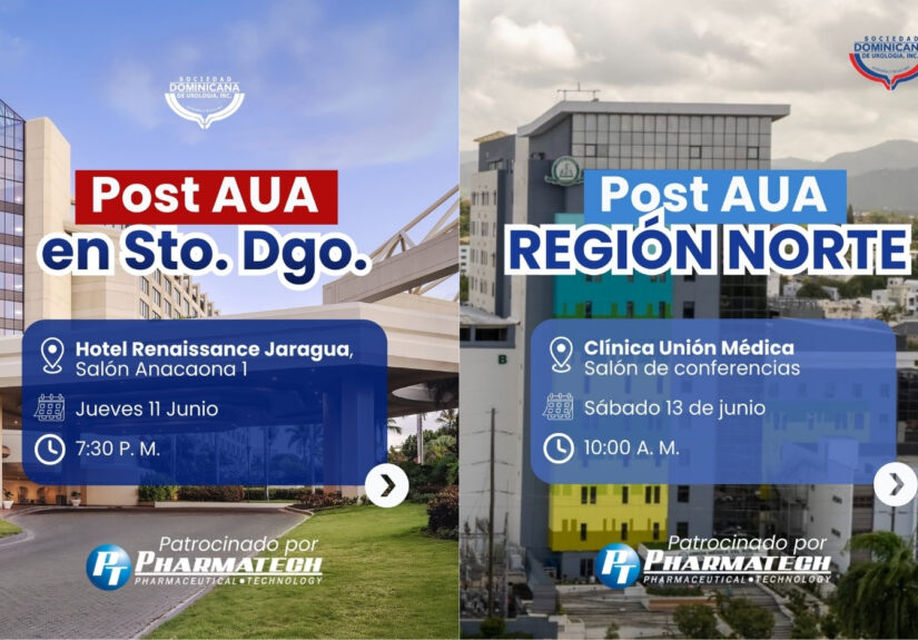 Santo Domingo y región Norte se preparan en dos eventos para actualizarse en urología