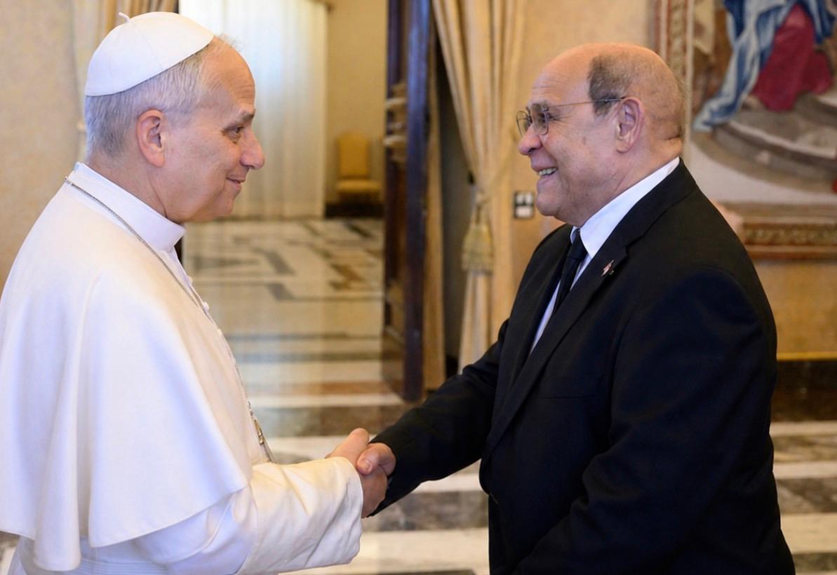 Papa León XIV recibe a Rafael Santos Badía