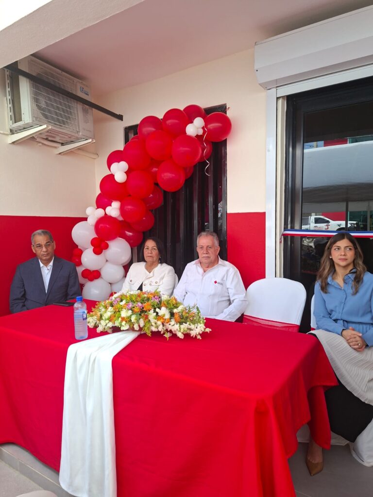 Cruz Roja Dominicana inaugura en Nagua establecimiento para recolección de Sangre