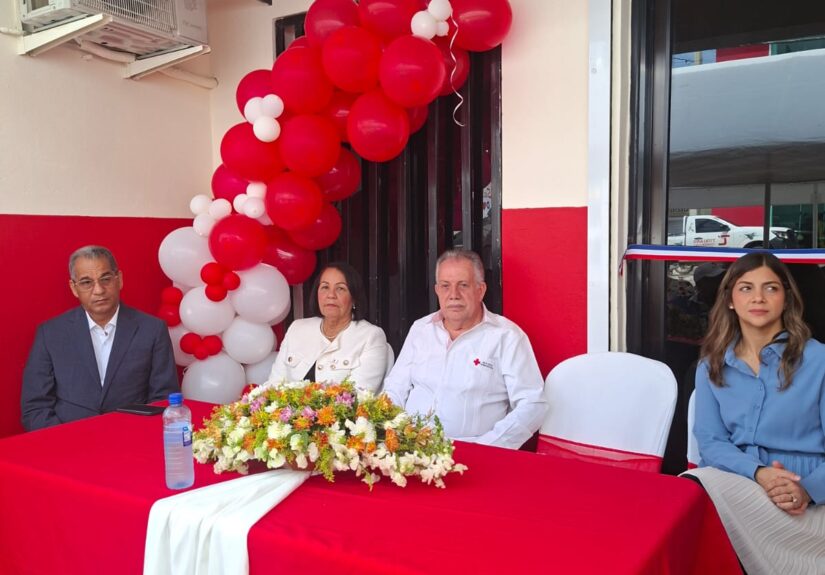 Cruz Roja Dominicana inaugura en Nagua establecimiento para recolección de Sangre