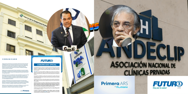 Andeclip y la DIDA enfrentados por los afiliados, clínicas y ARS