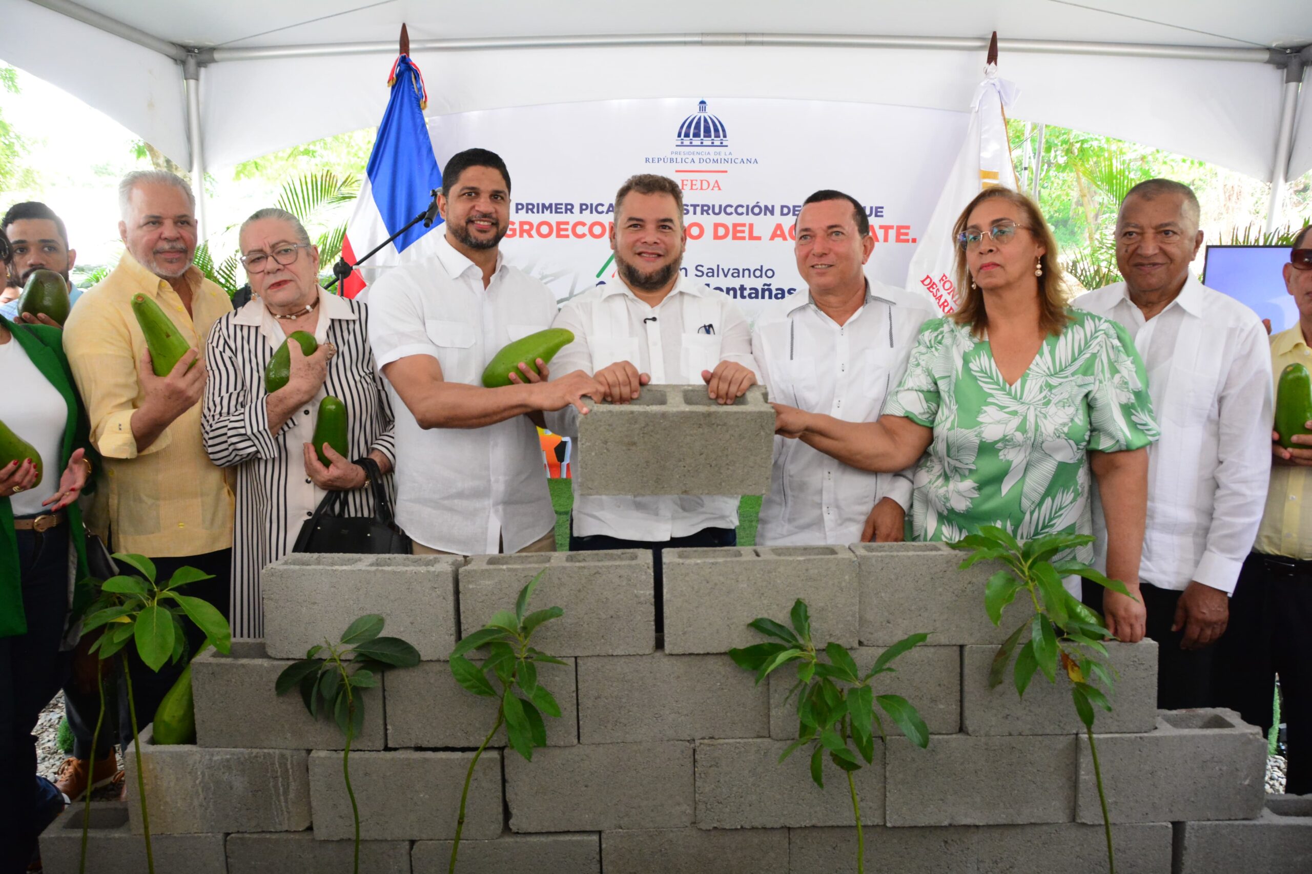 Inician construcción del Parque Agroecológico del Aguacate en Cambita Garabitos
