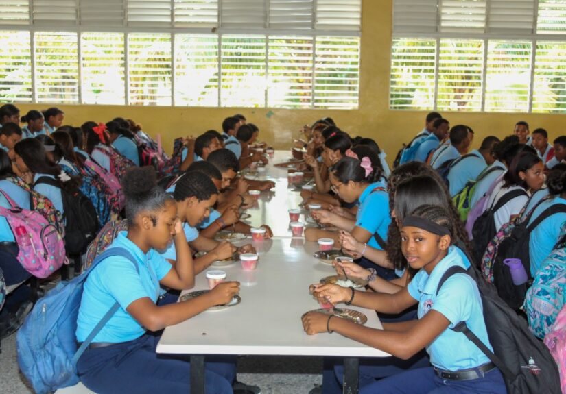 INABIE resalta aporte a nutrición de los estudiantes
