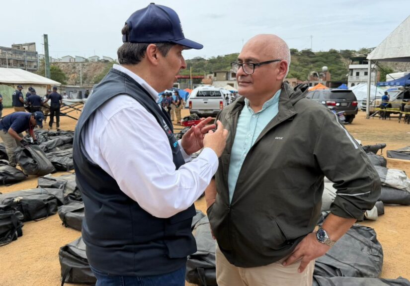 Ministro Víctor Atallah verifica en Venezuela el despliegue del hospital de campaña dominicano y la ayuda humanitaria