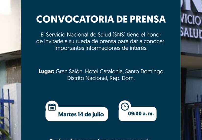 Convocatoria de prensa del SNS