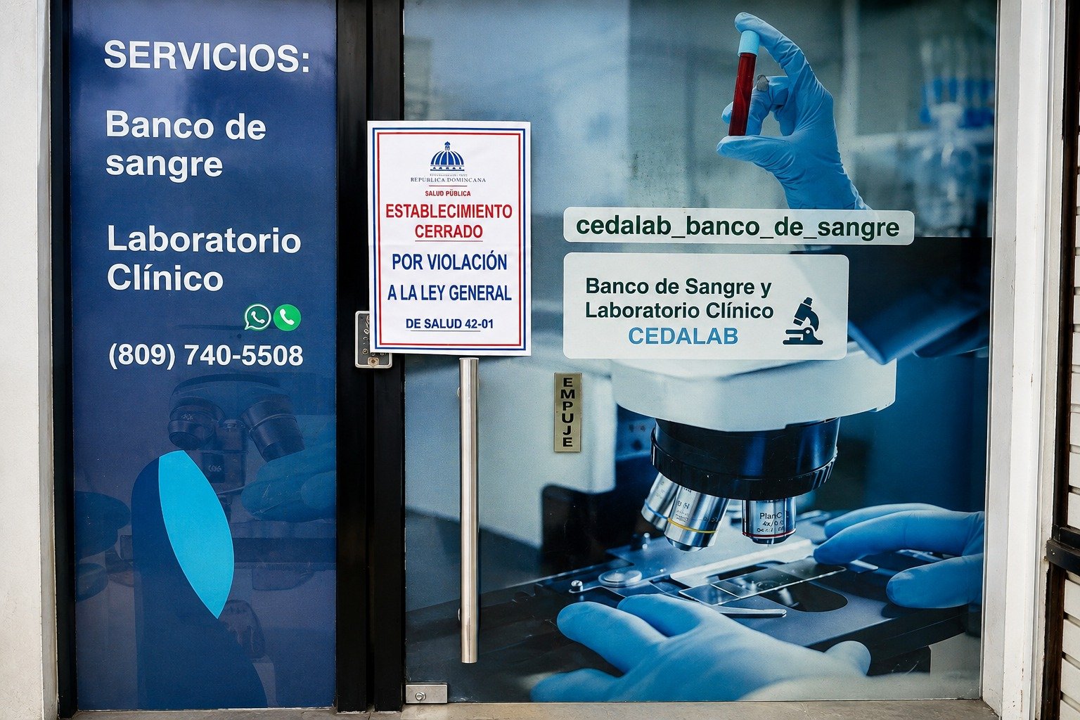 MSP clausura banco de sangre por violación a las normas de Salud