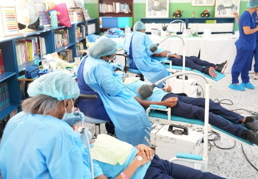 INABIE beneficia a más de 600 estudiantes de Dajabón en jornada de salud integral