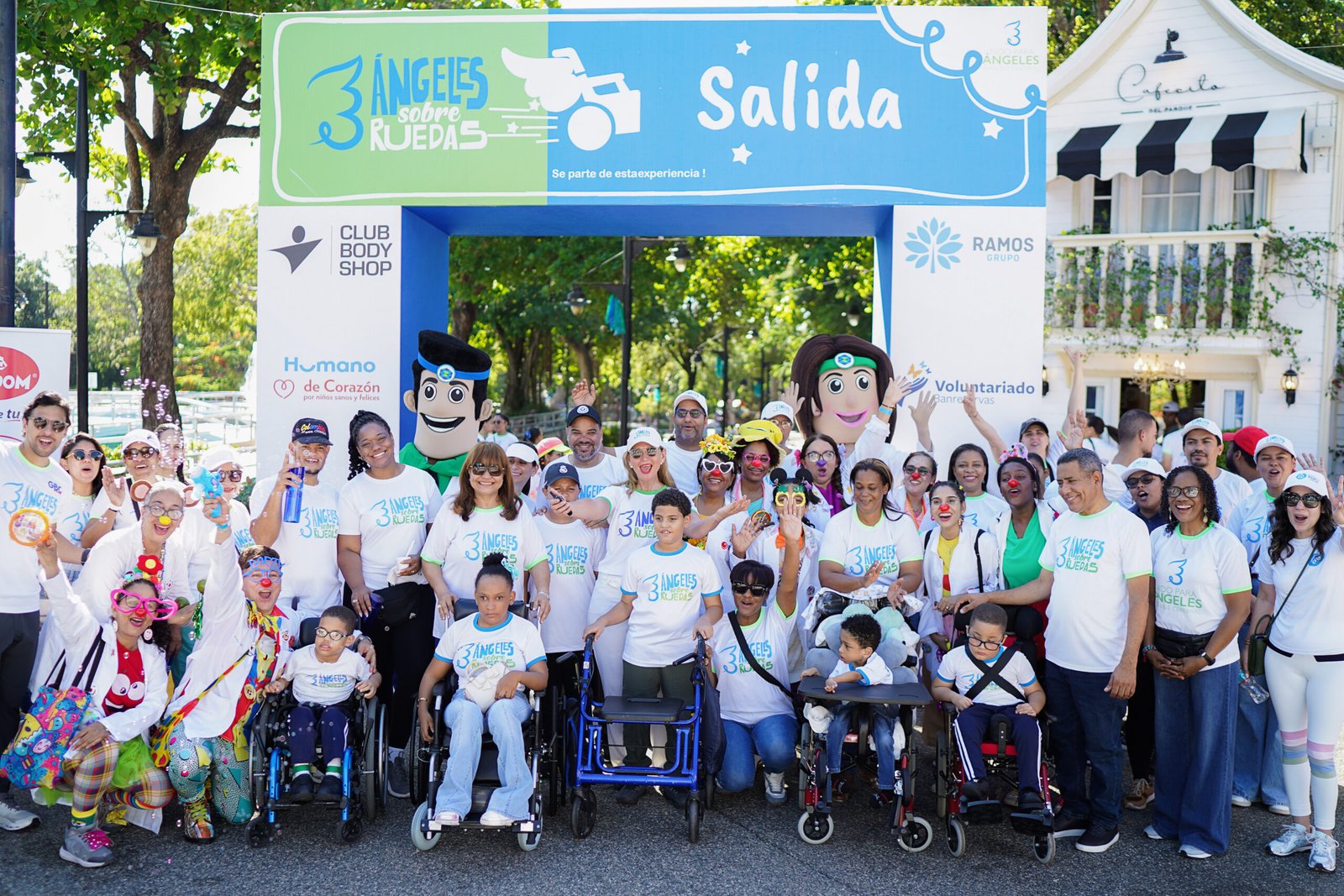 Ángeles sobre Ruedas llena de alegría, solidaridad e inclusión el Parque Iberoamericano